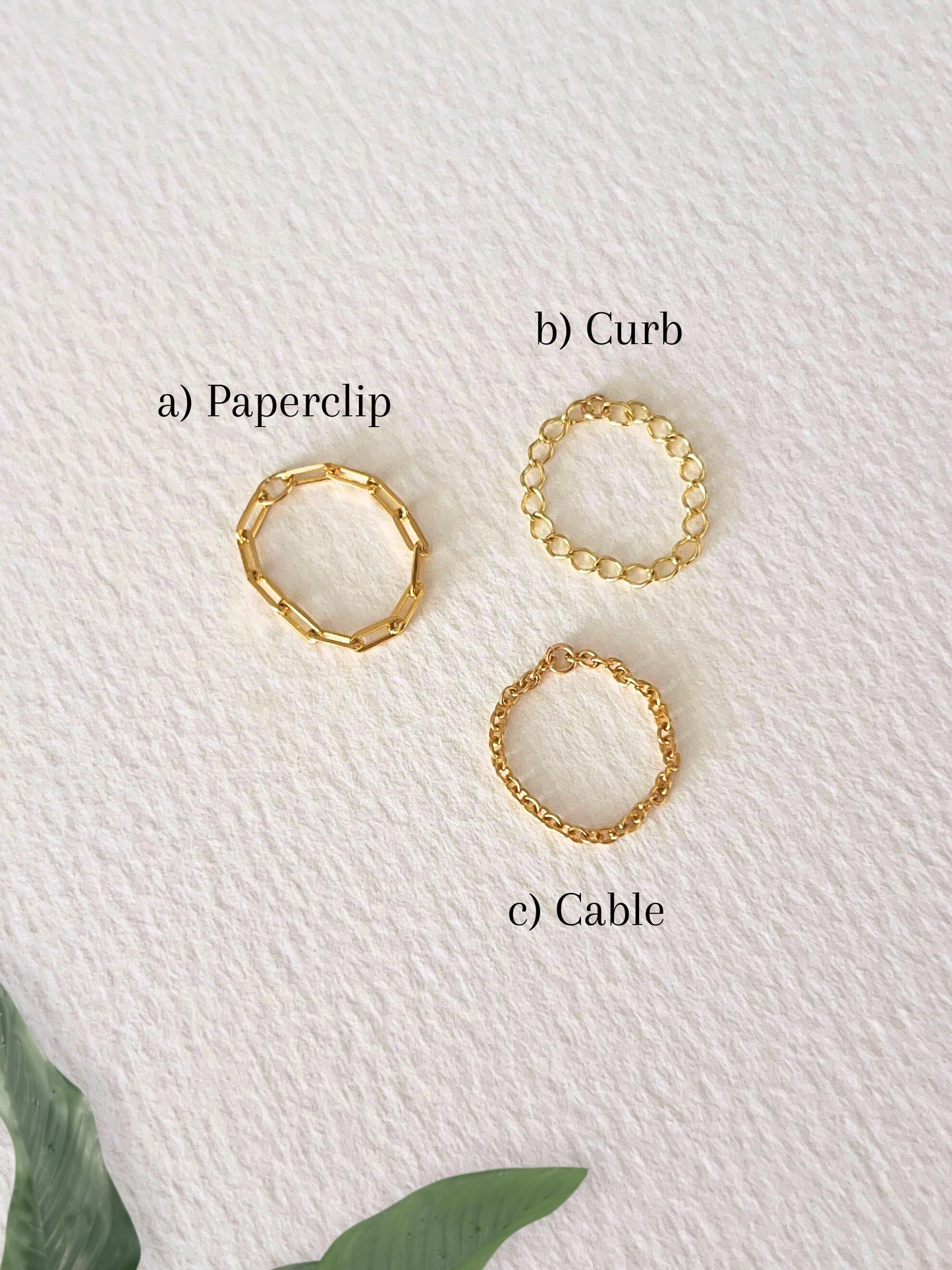 Anillos de cadena DUO