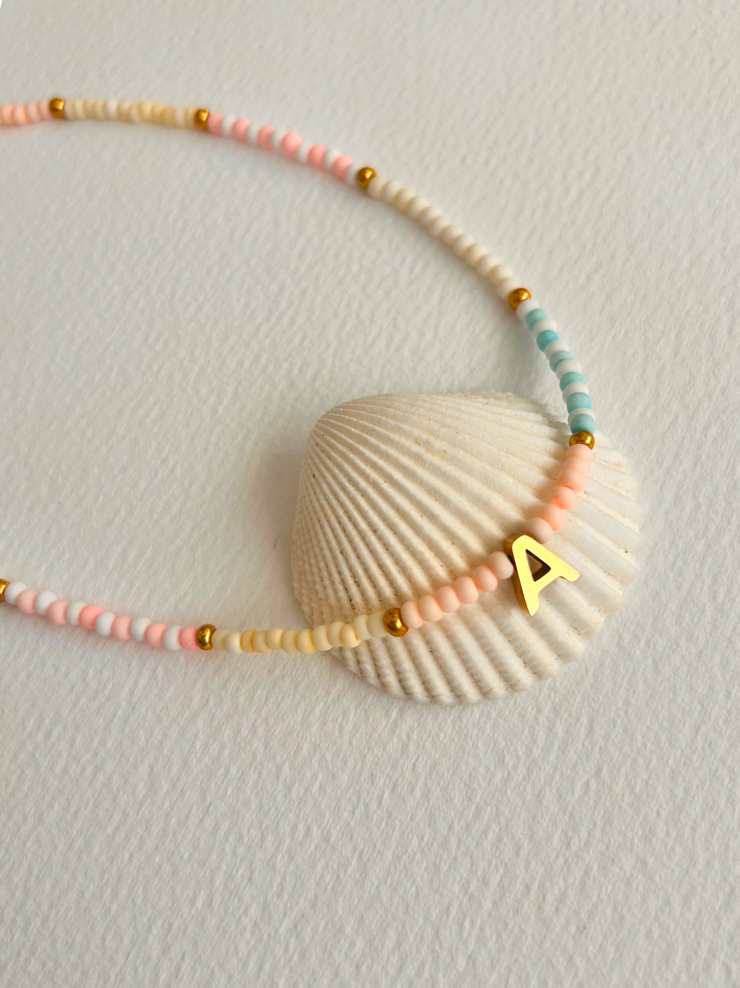 Collar BEADS & LETTER